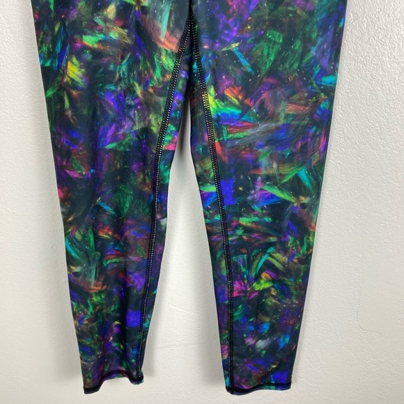 Flexure Body Wear Cosmic Multicolor Athletic Workout High Rise Leggings Small - Picture 8 of 12